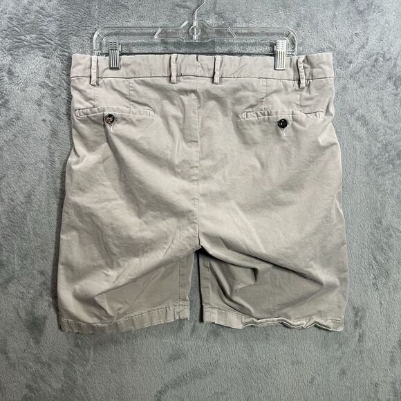 Peter Millar Men's 36 x‎ 9 Collection Concorde Garment Dyed Shorts (Stone) Golf - Picture 2 of 9